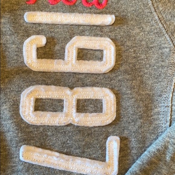 Aeropostale girls hoodie, XS, Gray, NY Aero 1987 - Picture 4 of 10